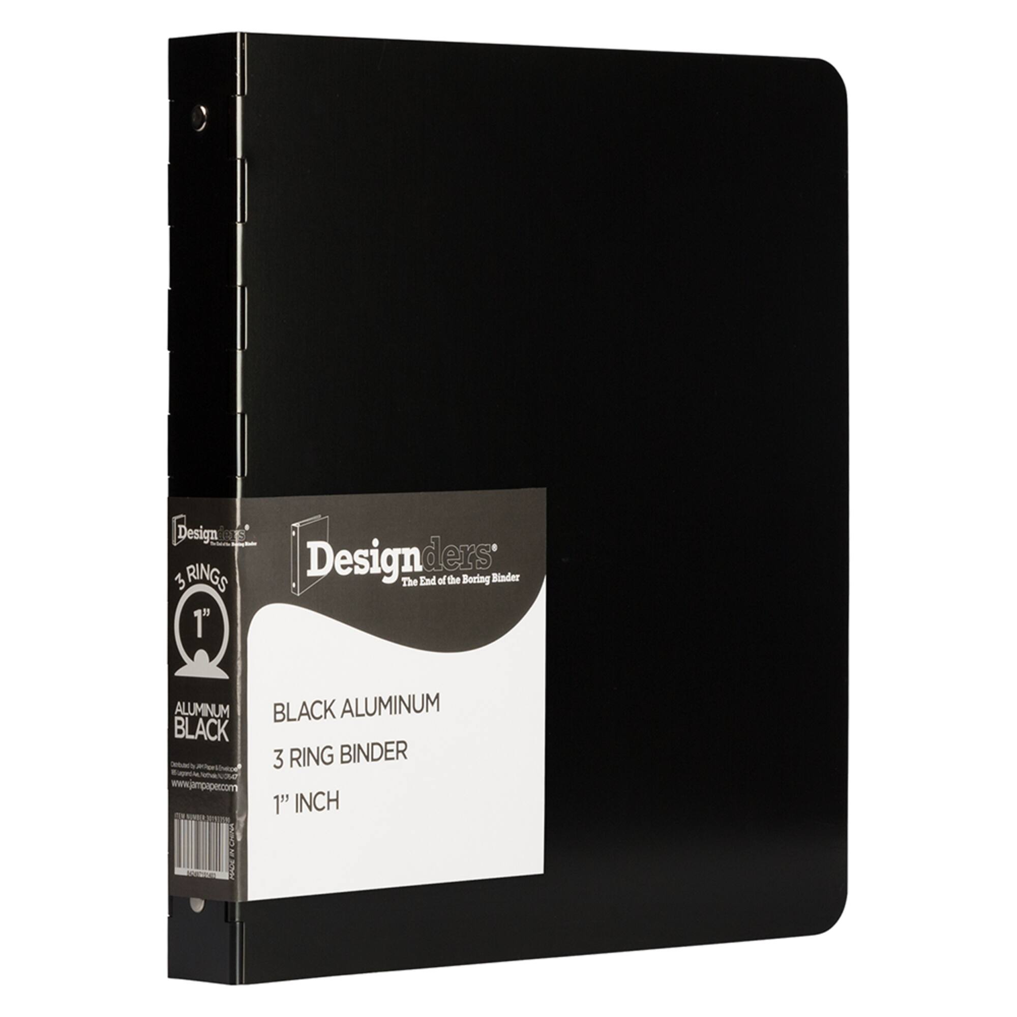 JAM Paper 1" Aluminum 3-Ring Binder